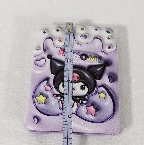 Kuromi Sanrio Kawaii Rectangle Double Sided Portable Folding Compact Mirror - Picture 5 of 6